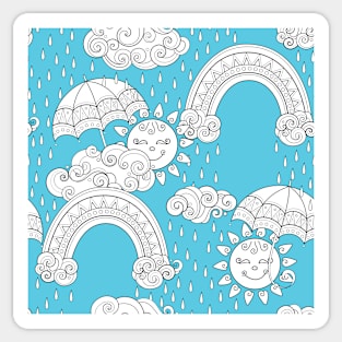 Fairytale Weather Forecast Print Sticker